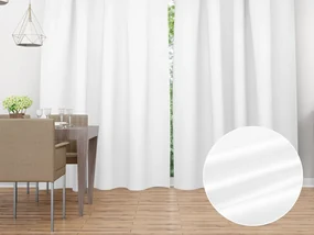 Biante Saténový záves LUX-L040 Biely 140x140 cm