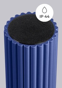 Modré stropné svietidlo so skleneným tienidlom ø 12 cm Orbital – Sollux