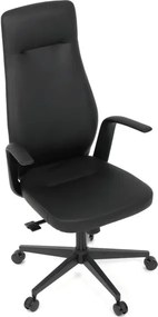 Kancelárska stolička čierna KA-T8325 BK