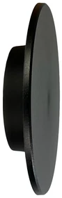 Exteriérové nástenné LED svietidlo Disk, 1x LED 12w, CCT, čierna