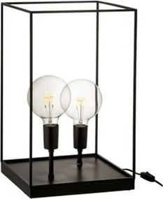 Lampa z čierneho kovového rámu Tilde L - Ø 30,5 * 50,5 cm