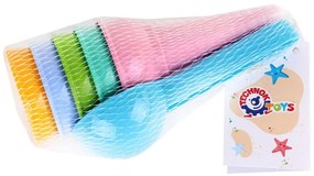 LEAN TOYS Sada farebných formičiek na kornúty na zmrzlinu 6221