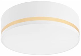 Stropné svietidlo SIRJA STRIPE 4xE27/15W/230V pr. 45 cm biela