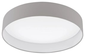 EGLO Stropné LED osvetlenie POLOMARO, 24W, teplá biela, 50m, okrúhle, šedohnedé
