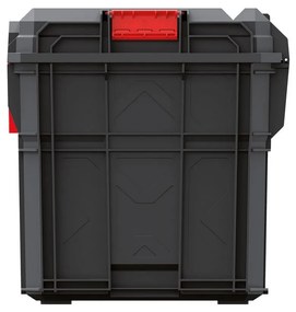 Kufor na náradie A, 40,7 cm, organizér, čierna
