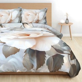 SATÉNOVÉ OBLIEČKY SATYNLOVE PREMIUM 140X200 CM, 1KS 70X80 CM KVETY
