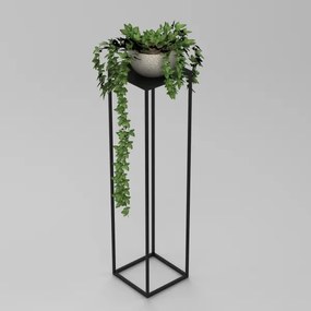 Stojan na kvety 100x24 cm čierna