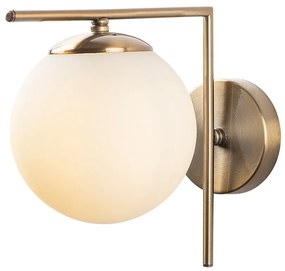 Nástenné svietidlo v bielo-zlatej farbe ø 15 cm Antique – Opviq lights