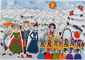 MARIONETINO Veľká sada bábok a kulís – Snehulienka a sedem trpaslíkov