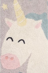 Prateľný ručne tkaný bavlnený detský koberec ø100 cm Believe in Yourself – Lorena Canals