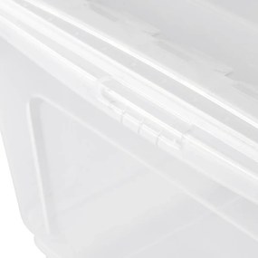 Keeeper Úložný box s vekom BEA Clearbox 43L, 59 x 39 x 27 cm