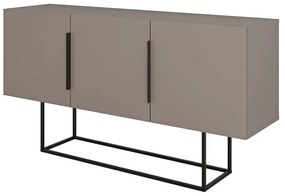 Sivo-béžová nízka komoda 150x80 cm Titan – Marckeric