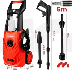 Vysokotlakový čistič / wapka MalTec M2.1400 1400 W