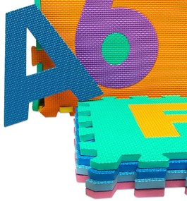Spielwerk Penová podložka pre deti PUZZLE, 86 dielov, viacfarebná