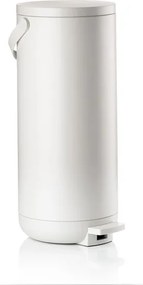 Biely nášľapný plastový odpadkový kôš 35 l Circular – Zone