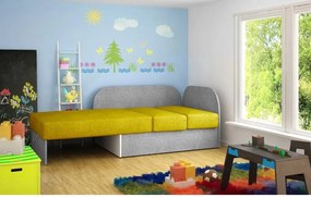 AKCIA Malá rozkladacia pohovka ROSA, tmavosivá/svetlosivá II. akosť