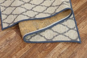 Mujkoberec Original, Ručne tkaný voňavý kusový koberec Vetiver 03, 120x170, béžová, exteriér