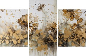 Obraz - Abstraktná kvetinová maľba (90x60 cm)