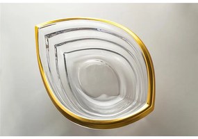 KRIŠTÁĽOVÁ MISA BOHEMIA PRESTIGE WAVE MATT GOLD 305MM