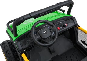 Ramiz Elektrická bugina UTV SPEED pre deti zelená