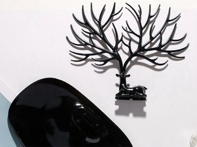 VERK GROUP Organizér a stojan na šperky, šperkovnice, JELEN - ČERNÝ