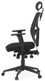 Autronic BONTEC Kancelárska stolička, asynchrónny mechanizmus, čierna, KA-Q8250 BK Farba: Čierna