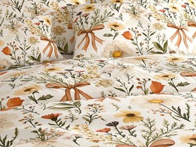 Krepové obliečky FLORAL RIBBON POLY farebné Rozmer obliečky: 70 x 90 cm | 140 x 200 cm