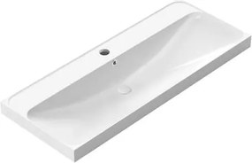 Nábytkové umývadlo SAT Brevis 121x47,5 cm otvor pre batériu uprostred SATBRE12046