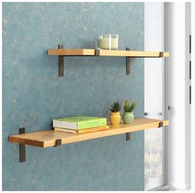 Polica na stenu s konzolou Lara 150 cm MANGO