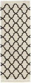 Mint Rugs - Hanse Home koberce AKCIA: 80x200 cm Kusový koberec Desiré 103328 Creme Schwarz - 80x200 cm