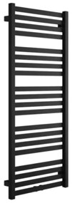 Excellent Horos kúpeľňový radiátor rebríkový 121x50 cm čierna GREXHO121BL