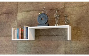 Nástenná polica BIENCE 21,4x87,8 cm biela