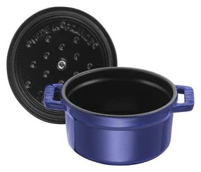 Staub Cocotte Mini hrniec okrúhly 10 cm/0,25 l tmavomodrý, 1101091