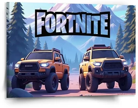 Sablio Obraz FORTNITE Off-road autá - 150x110 cm