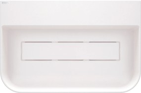 Deante Arnika, granitové umývadlo na dosku 605x405x135 mm, biela matná, DEA-CQA_AU6S