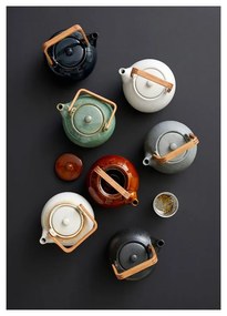 Tmavomodrá keramická kanvica na čaj so sitkom 1,2 l Gastro Blue – Bitz