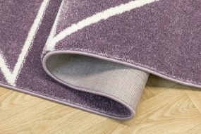 Koberec LIMA C877B fialový / krémový