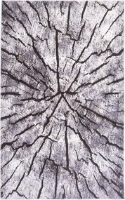 Vzorovaný koberec Neo v sivých tónoch – velvetový povrch Rozmer: 120x170 cm