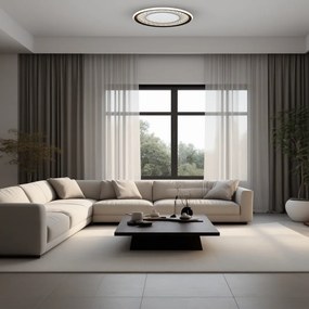 Stropné LED svietidlo Nest, 1x LED 38w, 4000k, b