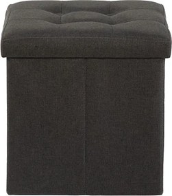 Noela Látkový puf s úložným priestorom NUBI sivý