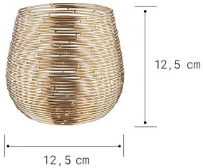 TWINE LIGHT Svietnik na čajovú sviečku 12,5 cm