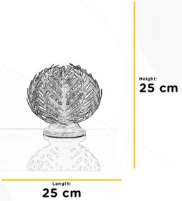 ONLI - Stolná lampa FELCE 1xE27/22W/230V pr. 25 cm krémová