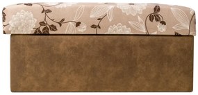 váľanda Tony, 200x90, hnedá vzor (A9/A76, doska/Perseus)