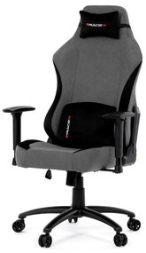 Herní křeslo, houpací mechanismus, šedá látka, KA-F12 GREY2