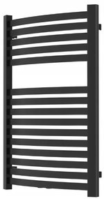 Invena, kúpeľňový rebríkový radiátor 540x800 mm 404W, čierna matná, UG-03-080-A