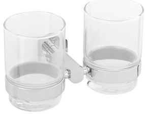 Držiak pohárov Optima Cube Way chróm SPI47, 1 ks