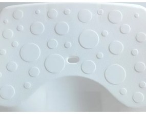 WENKO 73361100-Stolička do vane SECURA 40x31 cm biela/priehľadná