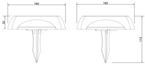 Globo 36505 - LED Solárne svietidlo LED/1,2W/3,7V IP65