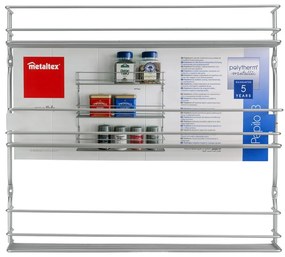 Nástenný oceľový organizér na koreničky – Metaltex