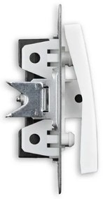 Elhard Vypínač Vera sériový č.5, matný, biely - kompletný VZ5305W